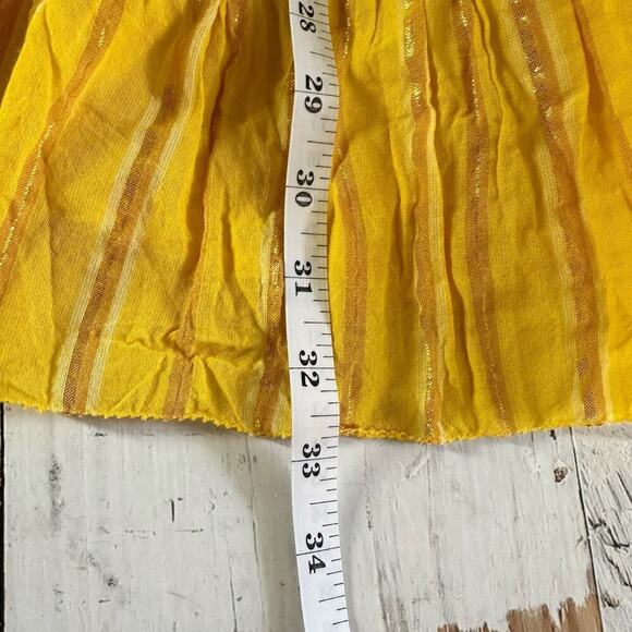 Saylor Adrianne Dress in Yellow Mini Sundress Size Small - Picture 9 of 10